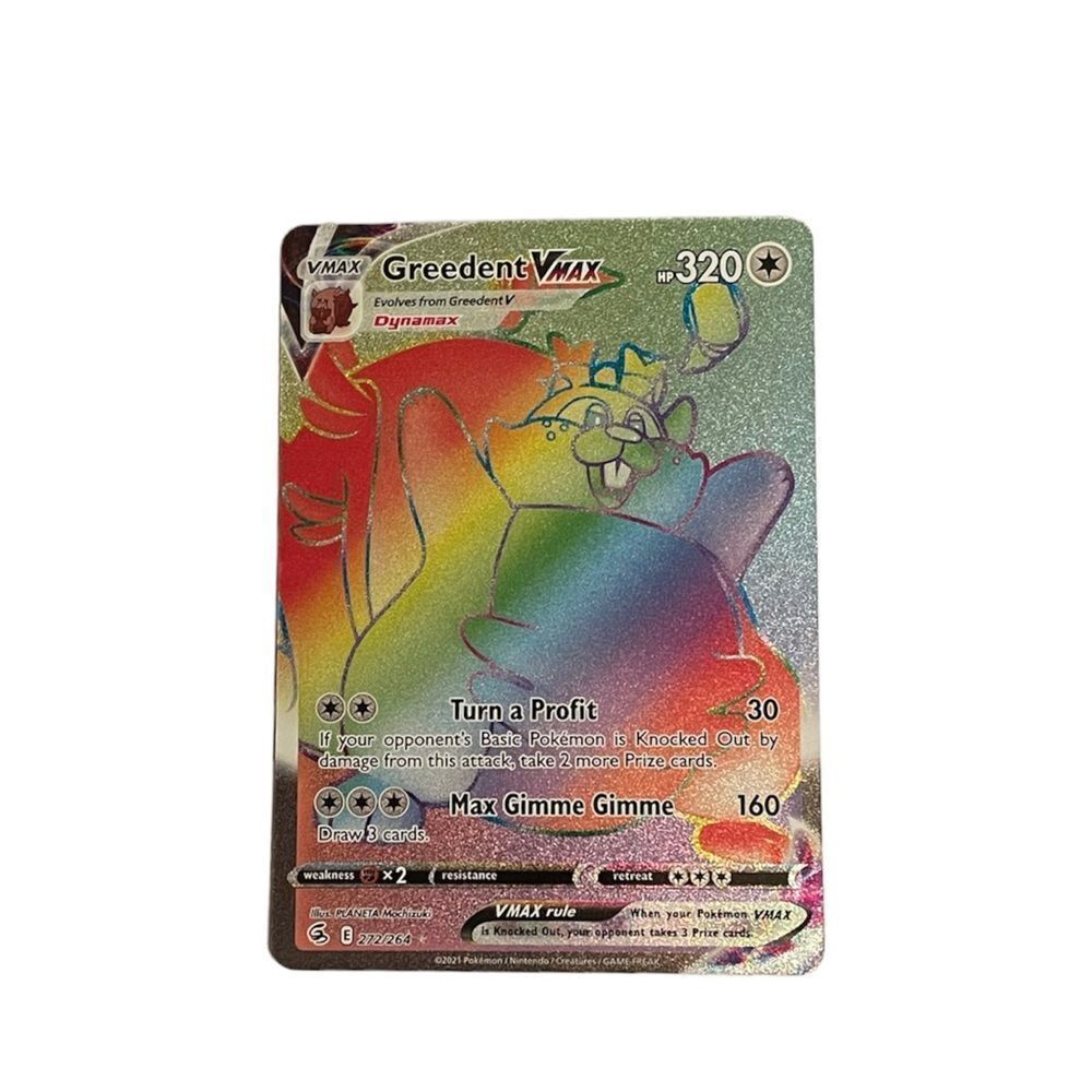 Pokemon Greedent VMAX 272/264 / Secret Rare​​​​